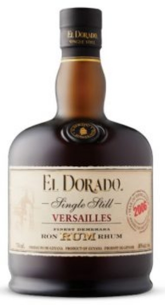 Picture of El Dorado Single Still Versailles Rum 2006 Rum 750ml