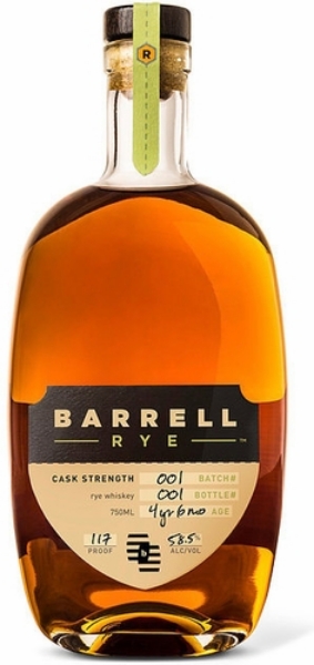 Picture of Barrell Rye Cask Strength Batch 1 Whiskey 750ml