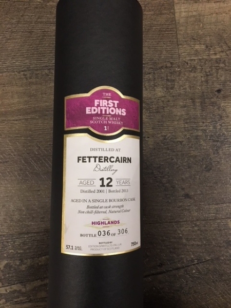 Picture of First Editions 12 yr Fettercairn 2001 Whiskey 750ml