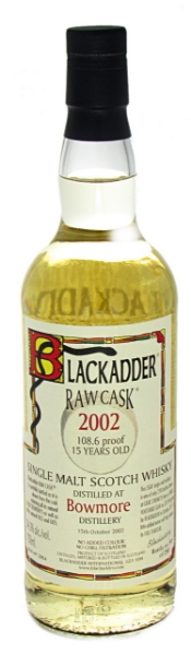 Picture of Blackadder Raw Cask 15 yr Bowmore 2002 Whiskey 750ml