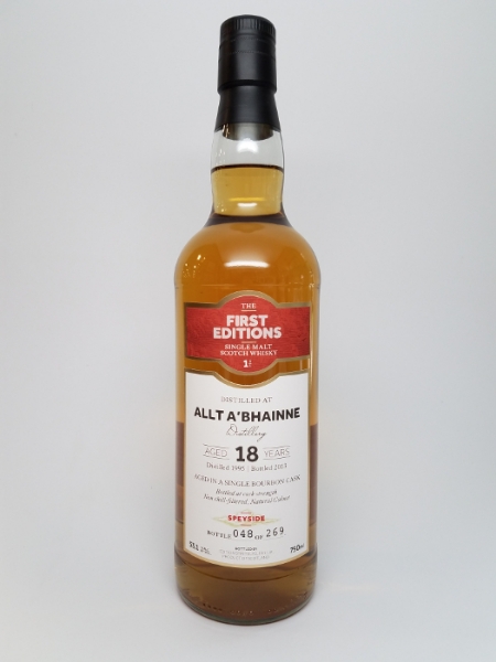 Picture of First Editions 18 yr Allt A'Bhainne Distilled 1995 Whiskey 750ml