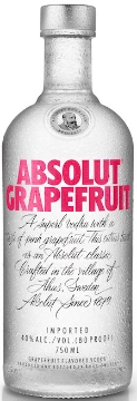 Picture of Absolut Grapefruit Vodka 750ml