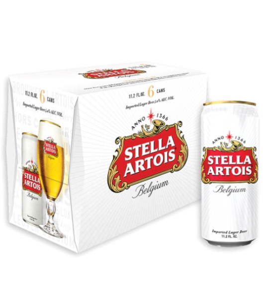 Picture of Stella Artois - Lager 6pk cans