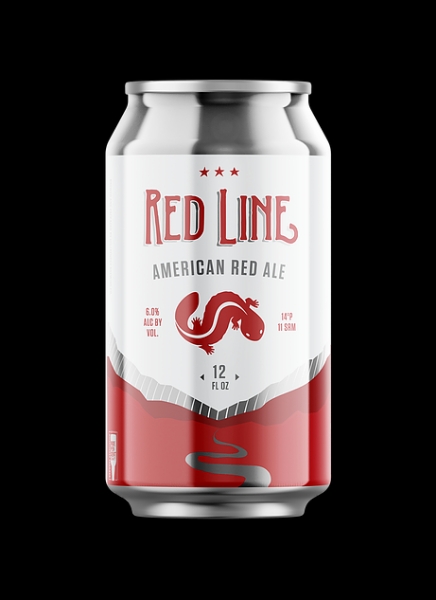Picture of Hellbender Brewing - Red Line American red ale 6pk