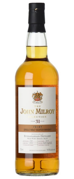Picture of John Milroy 1987 Bunnahabain 31yr Whiskey 750ml