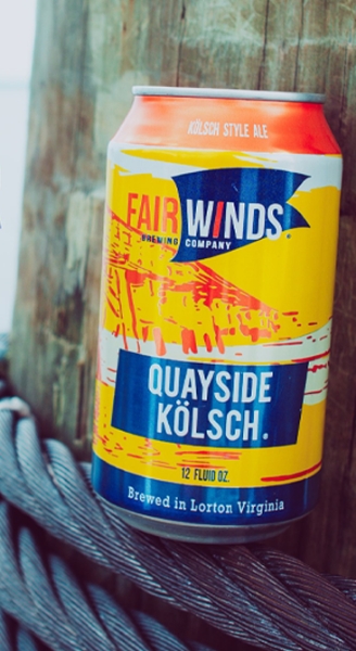 Picture of Fairwinds Brewing - Quayside Kolsch 6pk can