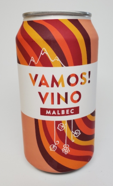 Picture of NV Vamos Vino - Malbec can