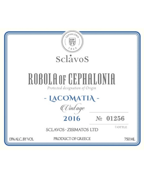 Picture of 2018 Sclavos - Robola Cephalonia Lacomatia
