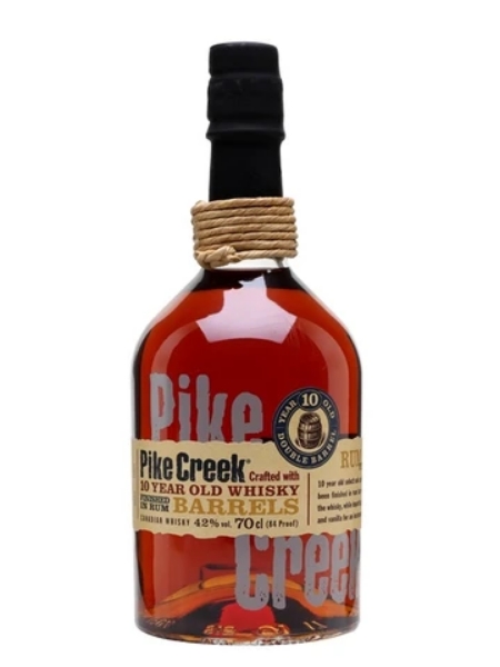 Picture of Pike Creek  10 yr Rum Barrel Finish Whiskey 750ml