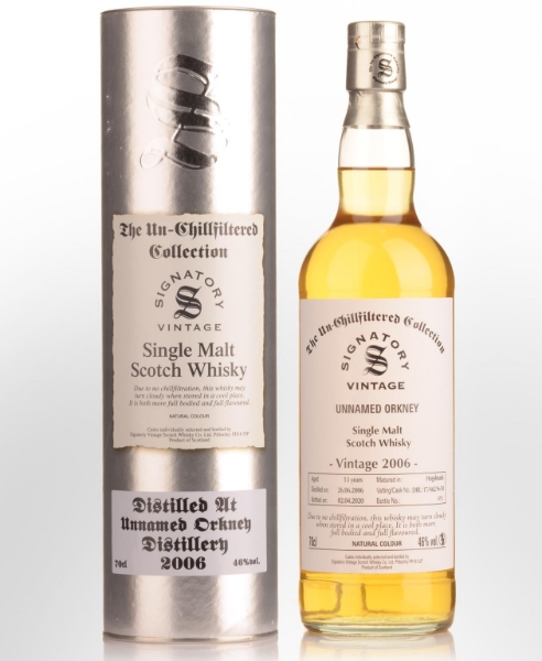 Picture of Highland Park (Unnamed Orkney) Signatory 2006 Single Malt Whiskey 750ml