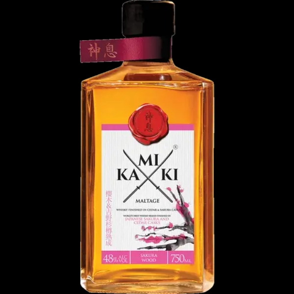 Picture of Kamiki Sakura Wood Malt Whiskey 750ml