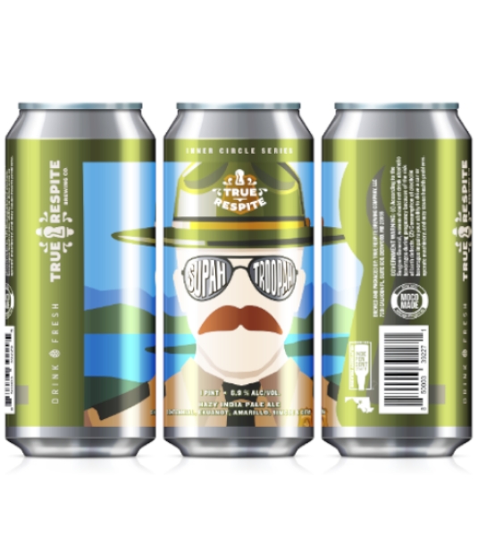 Picture of True Respite - Supah Troopah Hazy IPA 4pk