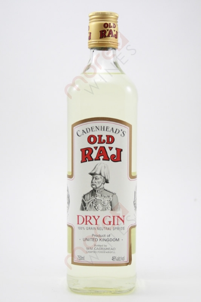 Picture of Old RAJ (Cadenhead's) Red Label Gin 750ml
