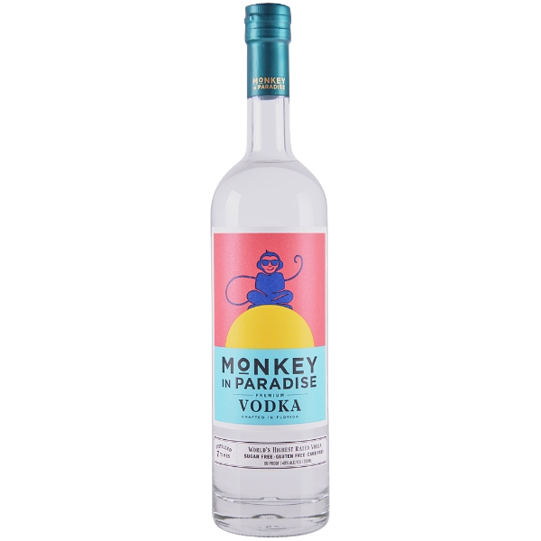 Picture of Monkey in Paradise Vodka 750ml