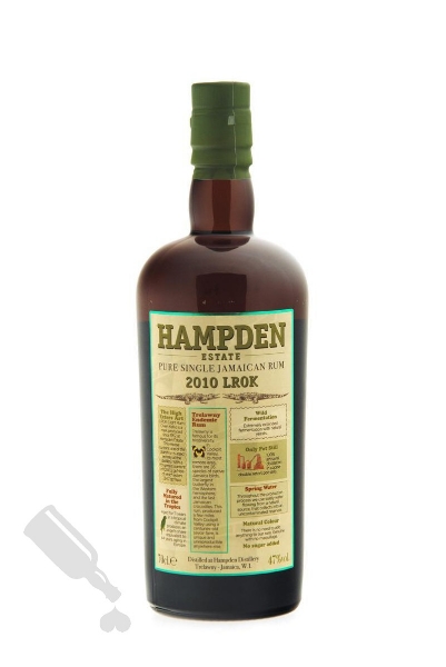 Picture of Hampden Estate Single Jamaican 2010 LROK Rum 750ml