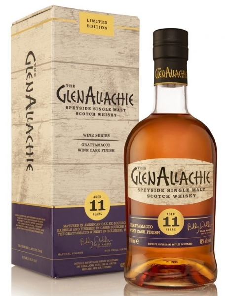 Picture of Glenallachie Grattamacco Wine Cask Finish 11 yr Single Malt Whiskey 750ml