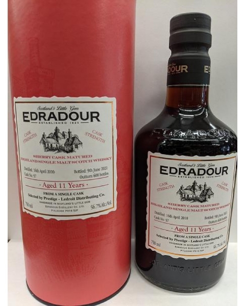 Picture of Edradour 11 yr Sherry Cask Matured Whiskey 750ml