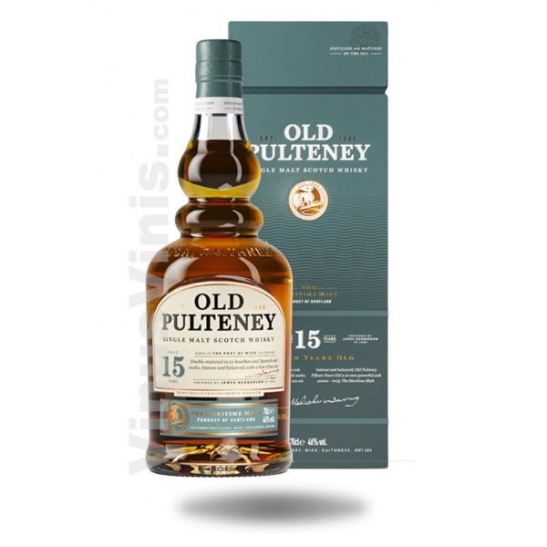 Picture of Old Pulteney 15 yr Single Malt Whiskey 750ml