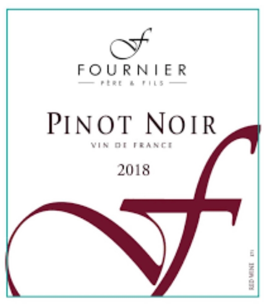 Picture of 2018 Domaine Fournier - Val de Loire Pinot Noir