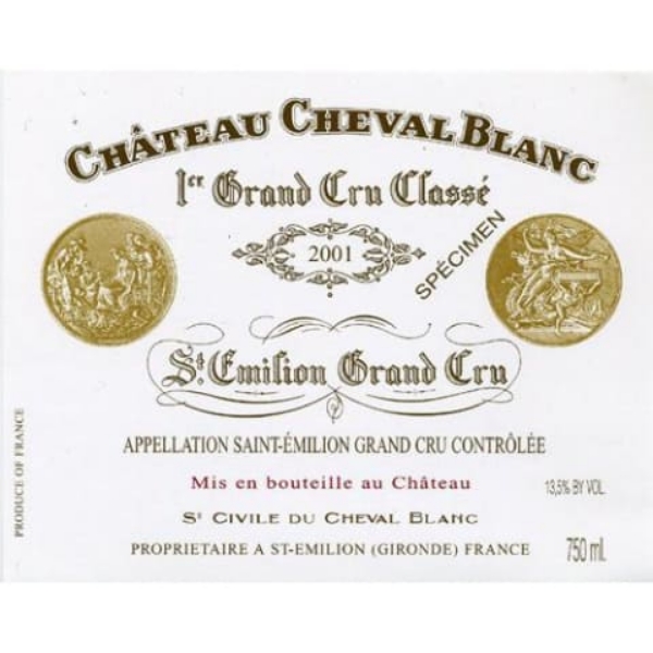2001 Chateau Cheval Blanc St. Emilion (pre arrival)