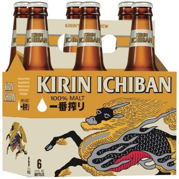 Kirin Ichiban Rice Lager 6pk bottle