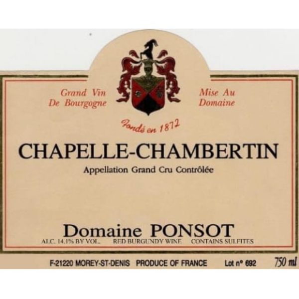 2015 Ponsot - Chapelle Chambertin