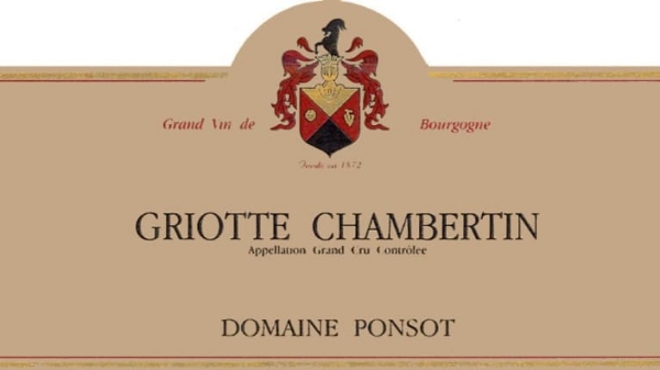 2015 Ponsot - Griotte Chambertin