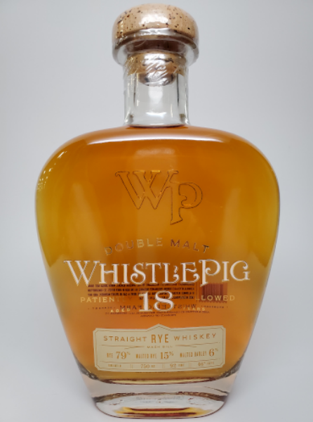WhistlePig 18 yr Rye Whiskey 750ml