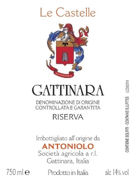 2015 Antoniolo - Gattinara Riserva Le Castelle