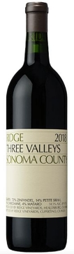2019 Ridge - Zinfandel California Three Valleys