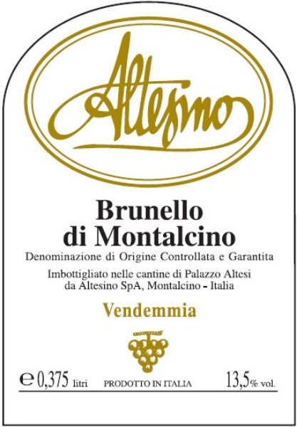 2016 Altesino - Brunello di Montalcino HALF BOTTLE