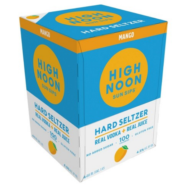 High Noon Sun Sips - Mango Hard Seltzer 4pk