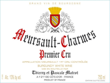 2019 Thierry Matrot - Meursault Charmes