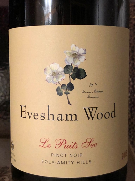 2018 Evesham Wood - Pinot Noir Willamette Valley Le Puits Sec