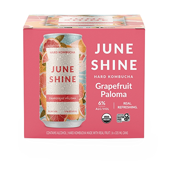 June Shine - Grapefruit Paloma Hard Kombucha 6pk