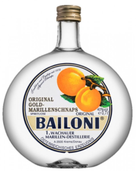 Bailoni Original Gold Apricot (Schnapps) Brandy 750ml