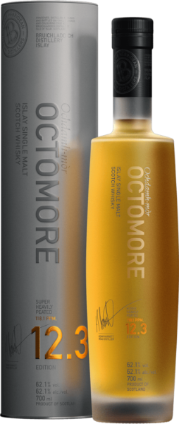 Bruichladdich Octomore 12.3 Super Heavily Peated Whiskey 750ml