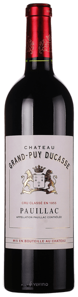 2016 Chateau Grand Puy Ducasse Pauillac (pre arrival)