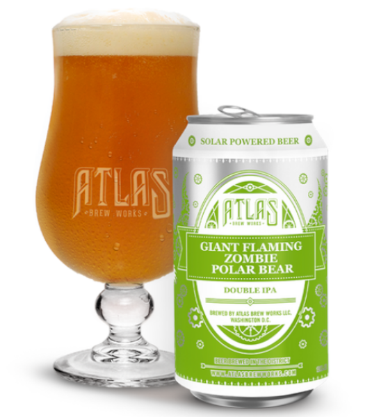 Atlas Brew Works - Giant Flaming Zombie Polar Bear