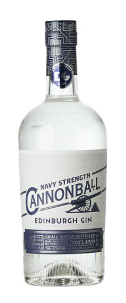 Edinburgh Navy Strength Cannonball Gin 750ml