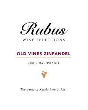 2018 Rubus Zinfandel Old Vines  Lodi