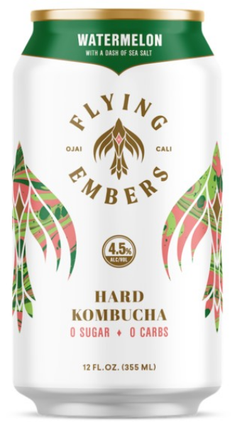 Flying Embers - Watermelon Hard Kombucha 6pk