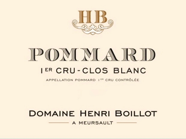 2020 Henri Boillot - Pommard Clos Blanc (pre arrival)