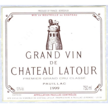 1999 Chateau Latour -  Pauillac