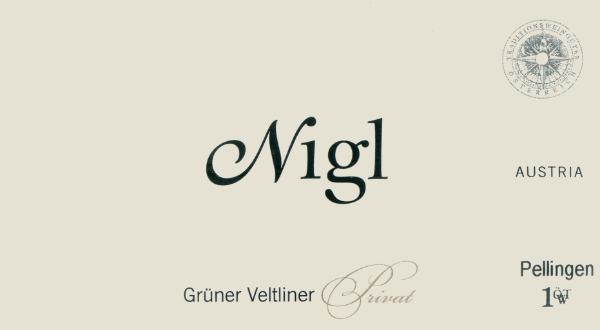 Picture of 2013 Nigl - Gruner Veltliner Senftenberger Pellingen Privat