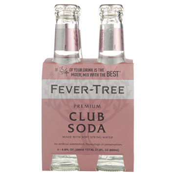 Picture of Fever Tree Club Soda 4pk bottle
