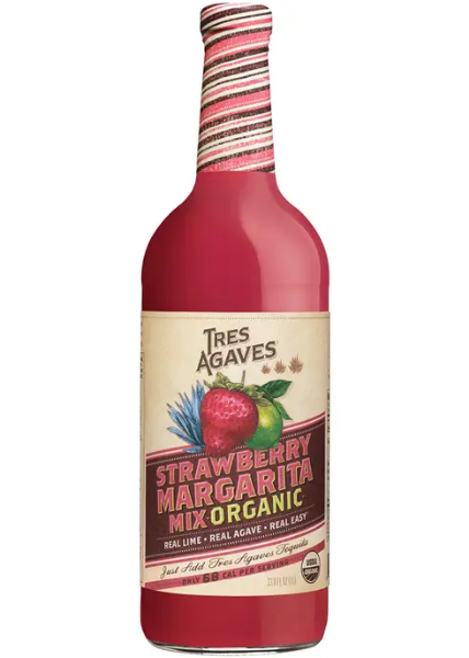 Picture of Tres Agaves Strawberry Margarita Mix Organic