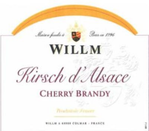 Picture of Willm Kirsch d' Alsace Cherry Brandy Eau de vie 375ml