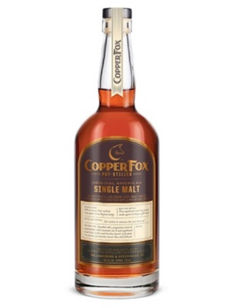 Picture of Copper Fox Original American Single Malt Whiskey 750ml