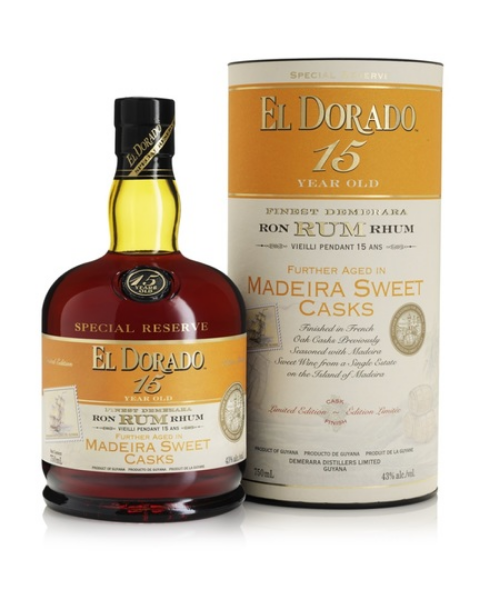 Picture of El Dorado 15 yr Special Reserve Sweet Madeira Cask Rum 750ml